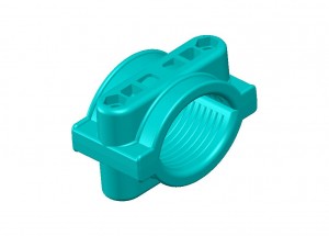 Light Blue Cable Cleat or Cable Clamp from Delta Sama