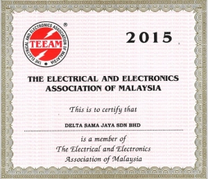 Electrical and Electronics Association of Malaysia Certificate